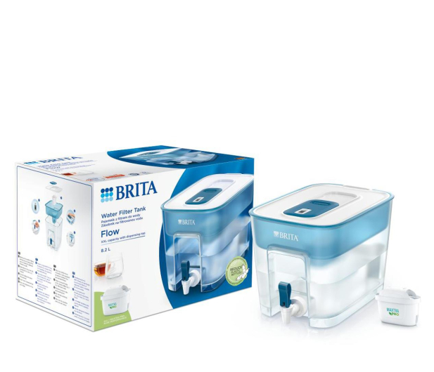 Brita Dystrybutor Flow niebieski z wkładem filtrującym MAXTRAPRO P - 1239756 - zdjęcie 6